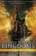 cover to the hundred thousand kingdoms by n.k. jemisin