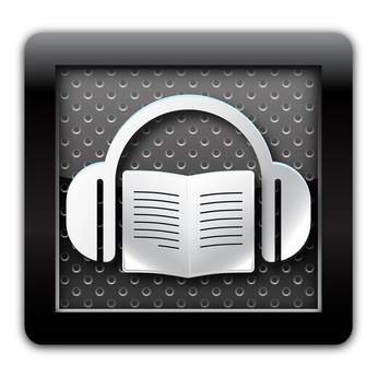 Audiobook metal icon